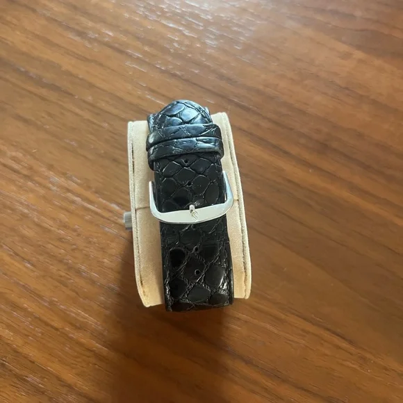 Emporio Armani Classic Chronograph Black Dial Black Leather Men's Watch AR0431 - Picture 2 of 2